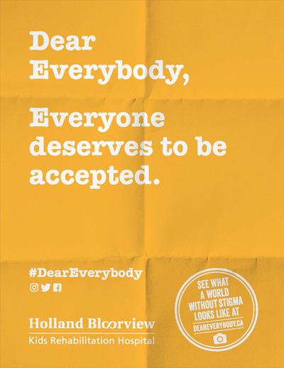 everyone deserves to be accepted poster